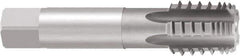Emuge - 3/4-14 NPTF, 5 Flutes, Bright Finish, Cobalt, Interrupted Thread Pipe Tap - 5.512 Inch Overall Length, 29/32 Inch Shank Diameter, 1.38 Inch Thread Length, 0.67 Inch Square Size, Modified Bottoming Chamfer, Series KEG - Eagle Tool & Supply
