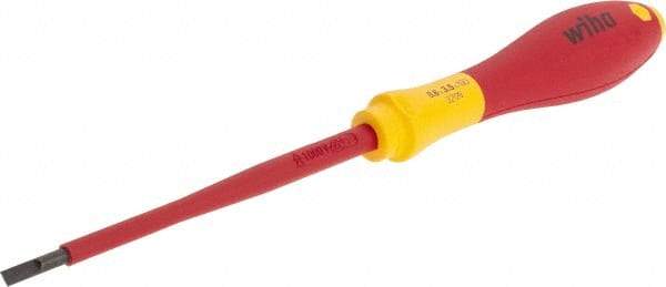 Wiha - Standard Slotted Screwdriver - Ergonomic Handle - Eagle Tool & Supply