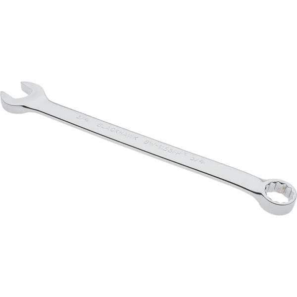 Blackhawk by Proto - 3/4" 12 Point Offset Combination Wrench - 15° Offset Angle, 11" OAL, Steel, Chrome Finish - Eagle Tool & Supply