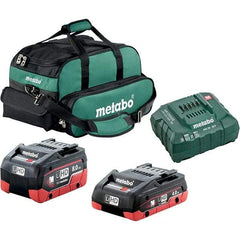 Metabo - Power Tool Chargers Voltage: 18 Battery Chemistry: Lithium-Ion - Eagle Tool & Supply