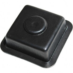 Made in USA - Flame Retardent ABS Housing Plastic Bearing Flange Mount - 3-1/4" Wide x 3-7/16" Outside Diam - Eagle Tool & Supply