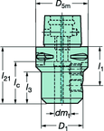 C83912032080 CAPTO ADAPTER - Eagle Tool & Supply