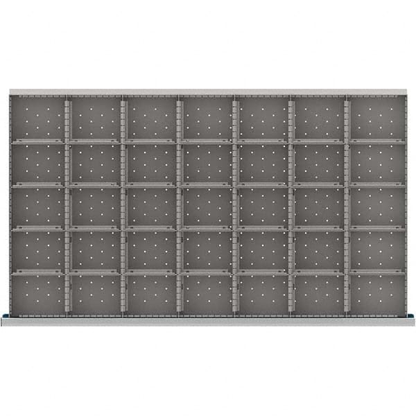 LISTA - 35-Compartment Drawer Divider Layout for 3.15" High Drawers - Eagle Tool & Supply