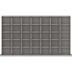 LISTA - 35-Compartment Drawer Divider Layout for 3.15" High Drawers - Eagle Tool & Supply