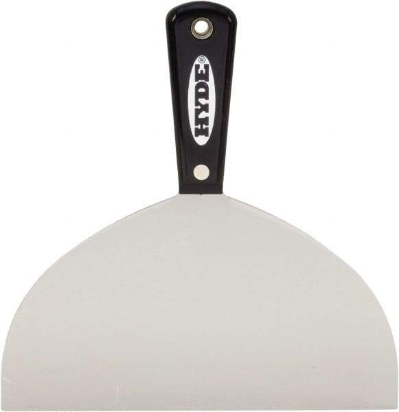 Hyde Tools - 8" Wide Flexible Blade Carbon Steel Joint Knife - Flexible, Nylon Handle - Eagle Tool & Supply