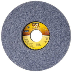 Norton - 7" Diam x 1-1/4" Hole x 1" Thick, H Hardness, 60 Grit Surface Grinding Wheel - Aluminum Oxide, Type 5, Medium Grade, 3,600 Max RPM, Vitrified Bond, One-Side Recess - Eagle Tool & Supply
