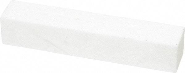 Norton - 150 Grit Aluminum Oxide Square Dressing Stick - 4 x 3/4 x 3/4, Very Fine Grade, Vitrified Bond - Eagle Tool & Supply