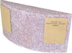 Norton - 11-1/4" Wide x 6" High x 2-1/4" Thick Grinding Segment - Aluminum Oxide, 30 Grit, Hardness G, Blue Print No. ME30777 - Eagle Tool & Supply