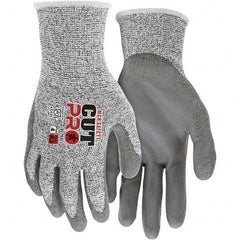 MCR Safety - Size XL, ANSI Cut Lvl A3, Puncture Lvl 4, Abrasion Lvl 4, Polyurethane Coated Cut & Puncture Resistant Gloves - Eagle Tool & Supply