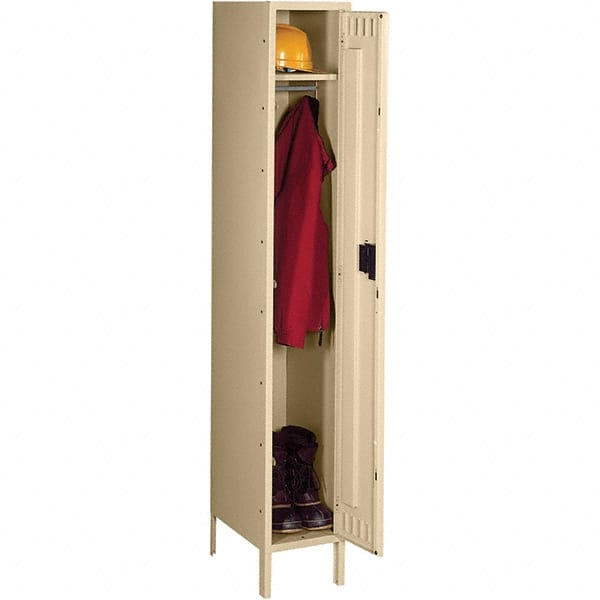 Tennsco - 1 Door, 1 Tier, Welded Locker - Eagle Tool & Supply