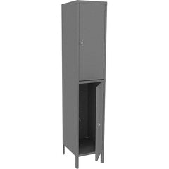 Tennsco - 2 Door, 2 Tier, Welded Locker - Eagle Tool & Supply