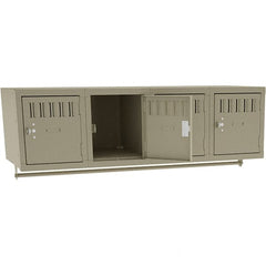 Tennsco - 4 Door, 4 Tier, Welded Locker - Eagle Tool & Supply