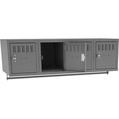 Tennsco - 4 Door, 4 Tier, Welded Locker - Eagle Tool & Supply