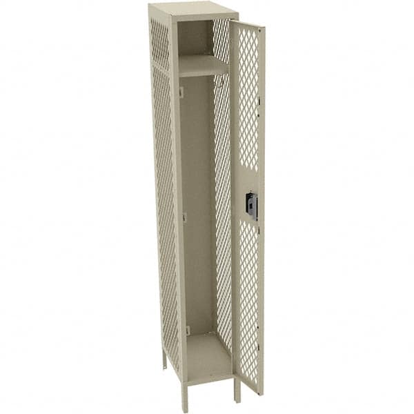 Tennsco - 1 Door, 1 Tier, Welded Locker - Eagle Tool & Supply