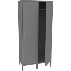 Tennsco - 3 Door, 1 Tier, Welded Locker - Eagle Tool & Supply