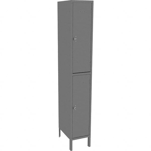 Tennsco - 2 Door, 2 Tier, Welded Locker - Eagle Tool & Supply