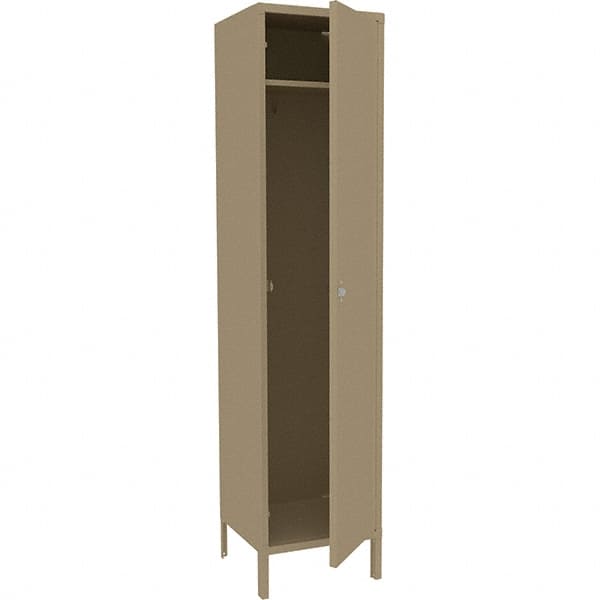 Tennsco - 1 Door, 1 Tier, Welded Locker - Eagle Tool & Supply