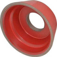 Norton - 3-3/4" Diam, 1-1/4" Hole Size, 1-1/2" Overall Thickness, 120 Grit, Type 11 Tool & Cutter Grinding Wheel - Fine Grade, CBN, Resinoid Bond - Eagle Tool & Supply