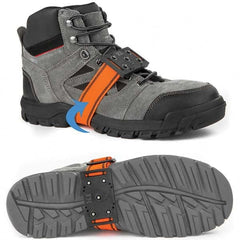 Geroline - Ice Traction Footwear Footwear Style: Strap-On Cleat Traction Type: Tungsten Carbide Stud - Eagle Tool & Supply