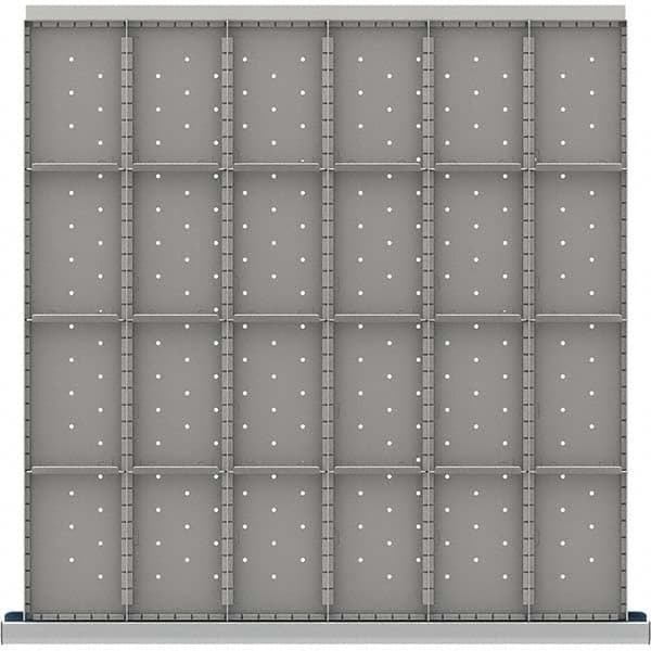 LISTA - 24-Compartment Drawer Divider Layout for 3.15" High Drawers - Eagle Tool & Supply