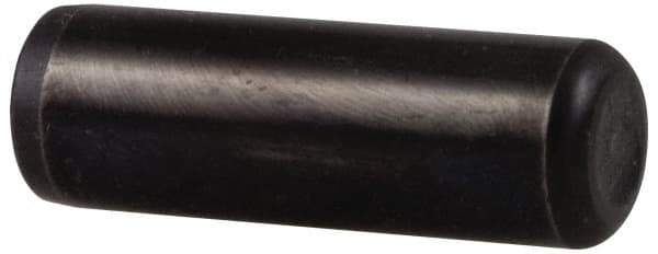 Holo-Krome - 1/8" Diam x 1/2" Pin Length 4000 Alloy Steel Oversized Dowel Pin - Black Luster Finish, C 47-58 & C 60 (Surface) Hardness, 1 Beveled & 1 Rounded End - Eagle Tool & Supply