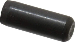 Holo-Krome - 3/16" Diam x 1/2" Pin Length 4000 Alloy Steel Oversized Dowel Pin - Black Luster Finish, C 47-58 & C 60 (Surface) Hardness, 1 Beveled & 1 Rounded End - Eagle Tool & Supply