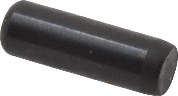 Holo-Krome - 1/4" Diam x 3/4" Pin Length 4000 Alloy Steel Oversized Dowel Pin - Black Luster Finish, C 47-58 & C 60 (Surface) Hardness, 1 Beveled & 1 Rounded End - Eagle Tool & Supply