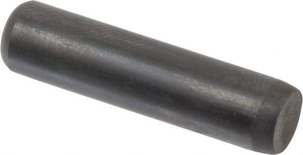 Holo-Krome - 1/4" Diam x 1" Pin Length 4000 Alloy Steel Oversized Dowel Pin - Black Luster Finish, C 47-58 & C 60 (Surface) Hardness, 1 Beveled & 1 Rounded End - Eagle Tool & Supply