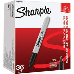 Sharpie - Markers & Paintsticks Type: Permanent Color: Black - Eagle Tool & Supply