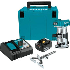 Makita - Electric Routers Collet Size (Inch): 1/4 Router Type: Cordless Compact Router - Eagle Tool & Supply