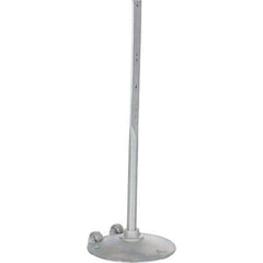 Vestil - 17-3/8" Wide x 48" High Sign Compatiblity, Steel Sign Stand - Silver - Eagle Tool & Supply