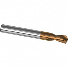 Magafor - 10mm Body Diam, 120°, 3-1/2" OAL, Cobalt Spotting Drill - Eagle Tool & Supply