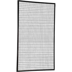 Vestil - 5' Long x 8' High, Black Hinged Door - Eagle Tool & Supply