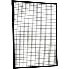 Vestil - 5' Long x 6' High, Black Hinged Door - Eagle Tool & Supply