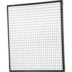 Vestil - 5' Long x 5' High, Black Hinged Door - Eagle Tool & Supply