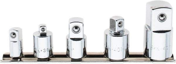 SK - 5 Piece Socket Adapter Set - 1/4F x 3/8M, 3/8F x 1/4M, 3/8F x 1/2M, 1/2F x 3/8M, 1/2F x 3/4M - Eagle Tool & Supply