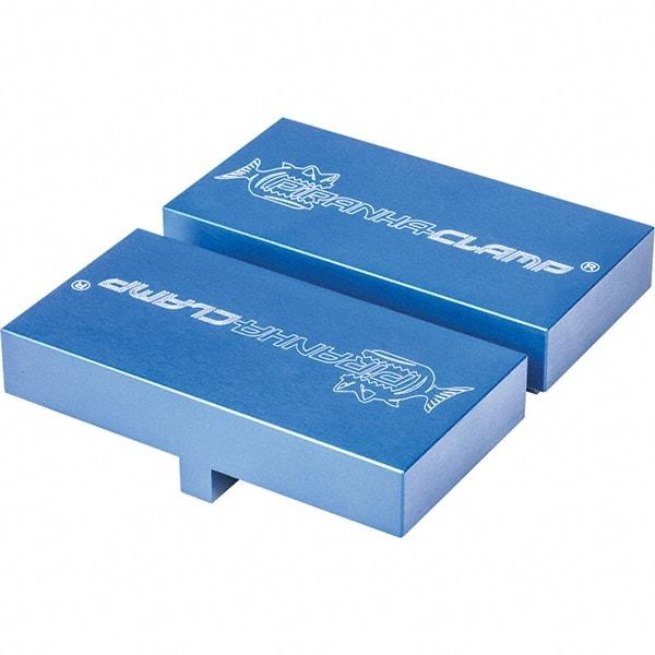 Piranha Clamp - Vise Jaw Sets Jaw Width (mm): 50.00 Set Type: Standard - Eagle Tool & Supply