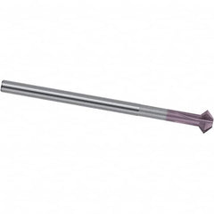 Magafor - 0.157" Cutter Head Diam, 0.063" Flat Width, Solid Carbide, Single Back Chamfer - Eagle Tool & Supply