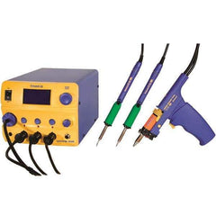 Hakko - Soldering Stations Type: Desolder-Solder-Solder Station Power Range/Watts: 410W - Exact Industrial Supply