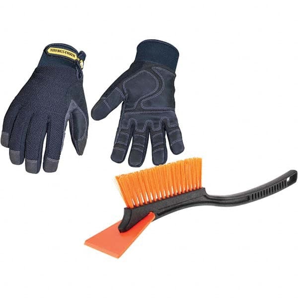 Youngstown - Size 2XL (11) Synthetic Suede Cold Protection & Waterproof Work Gloves - Eagle Tool & Supply