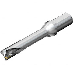 Sandvik Coromant - 3.435" Max Drill Depth, 5xD, 0.687" Diam, Indexable Insert Drill - Eagle Tool & Supply