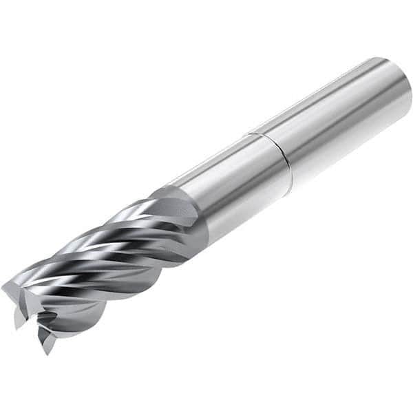 Niagara Cutter - 5/8", 1-1/4" LOC, 5/8" Shank Diam, 5" OAL, 5 Flute, Solid Carbide Square End Mill - Eagle Tool & Supply