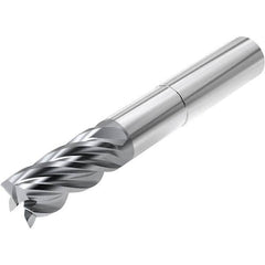 Niagara Cutter - 5/8", 1-1/4" LOC, 5/8" Shank Diam, 5" OAL, 5 Flute, Solid Carbide Square End Mill - Eagle Tool & Supply