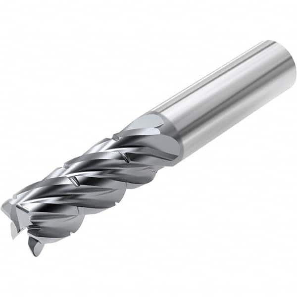 Niagara Cutter - 1/2" Diam 5 Flute Solid Carbide 0.0312" Corner Radius End Mill - Eagle Tool & Supply