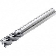 Niagara Cutter - 3/8" Diam 5 Flute Solid Carbide 0.0312" Corner Radius End Mill - Eagle Tool & Supply