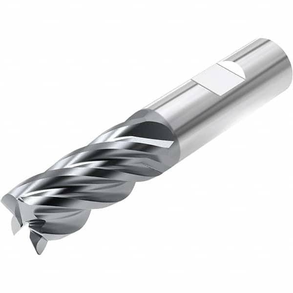 Niagara Cutter - 1/2" Diam 5 Flute Solid Carbide 0.0312" Corner Radius End Mill - Eagle Tool & Supply