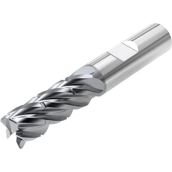 Niagara Cutter - 1/2" Diam 5 Flute Solid Carbide 0.0312" Corner Radius End Mill - Eagle Tool & Supply