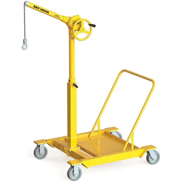 Sky Hook - 500 Lb Steel Lifting Hook Crane - Eagle Tool & Supply