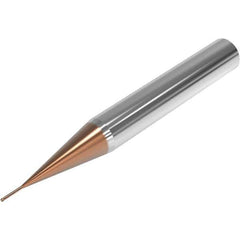 Seco - 3mm Diam, 3mm LOC, 2 Flute Solid Carbide Ball End Mill - HXT Finish, Single End, 60mm OAL, 6mm Shank Diam, Spiral Flute - Eagle Tool & Supply