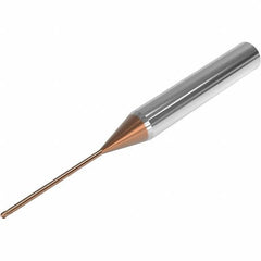 Seco - 1.2mm Diam, 1.2mm LOC, 2 Flute Solid Carbide Ball End Mill - HXT Finish, Single End, 70mm OAL, 6mm Shank Diam, Spiral Flute - Eagle Tool & Supply
